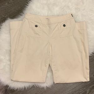 J  Jill side zip khaki pants size 6